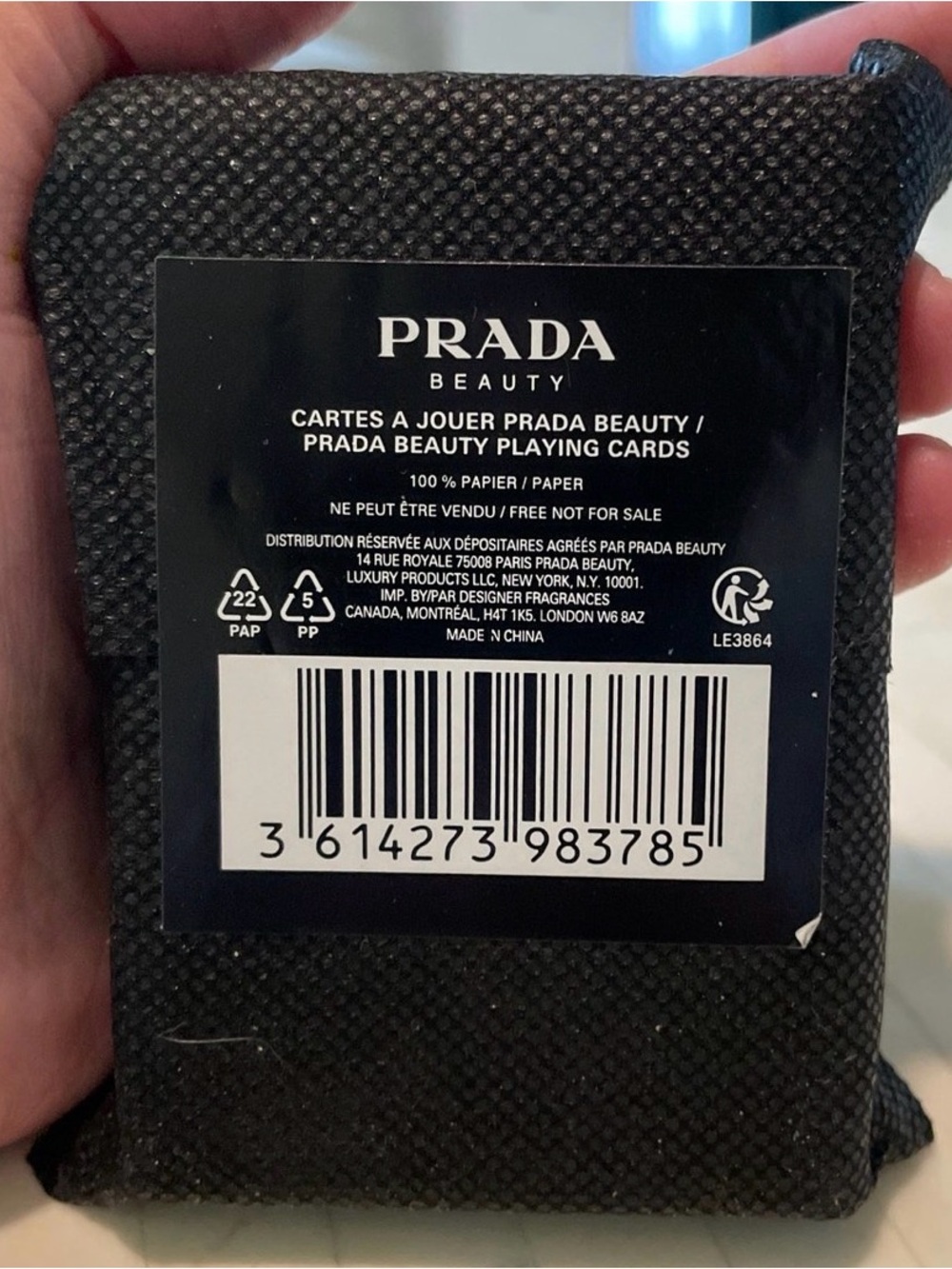 PRADA Beauty deck of cards, brand new - Picture 2 of 3